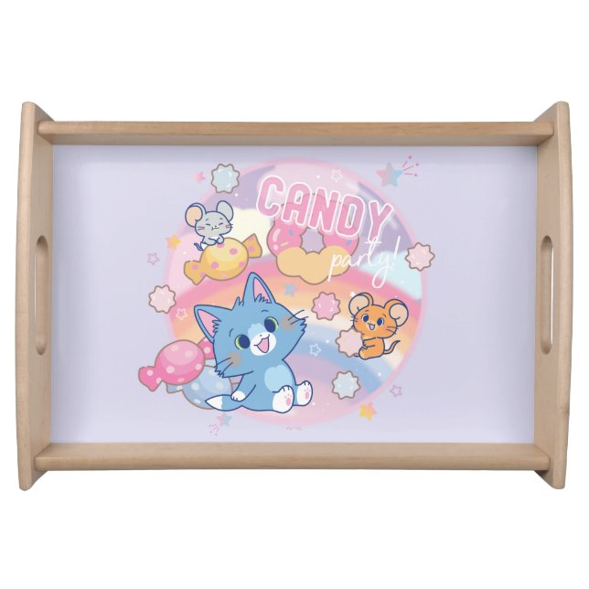 Anime Tom and Jerry Candy Party Serving Tray (Front)