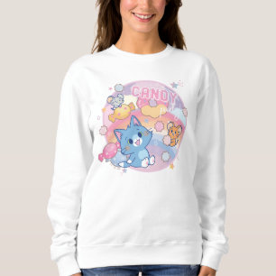 Anime Tom and Jerry Candy Party Sweatshirt