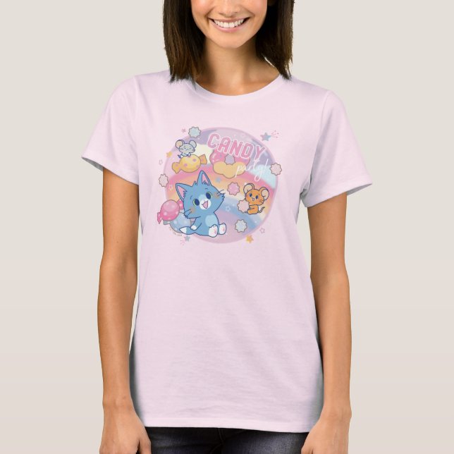 Anime Tom and Jerry Candy Party T-Shirt (Front)