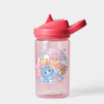 Anime Tom and Jerry Candy Party Water Bottle<br><div class="desc">This vibrant anime-style graphic showcases Tom, Jerry, and Tuffy in a whimsical "Candy Party". Tom, the blue cat, gleams with excitement as he playfully lies on a swirl of dreamy colors, his paw resting on a candy-shaped pillow. Jerry, the small brown mouse, joyfully bounces in the air, while Tuffy, the...</div>