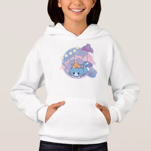 Anime Tom and Jerry Dreamy Nights Hoodie (Front)