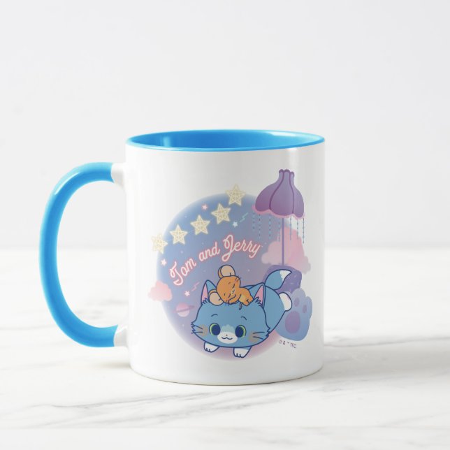 Anime Tom and Jerry Dreamy Nights Mug (Left)
