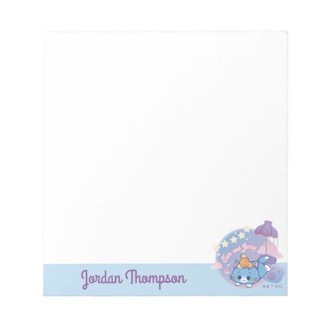 Anime Tom and Jerry Dreamy Nights Notepad (Front)