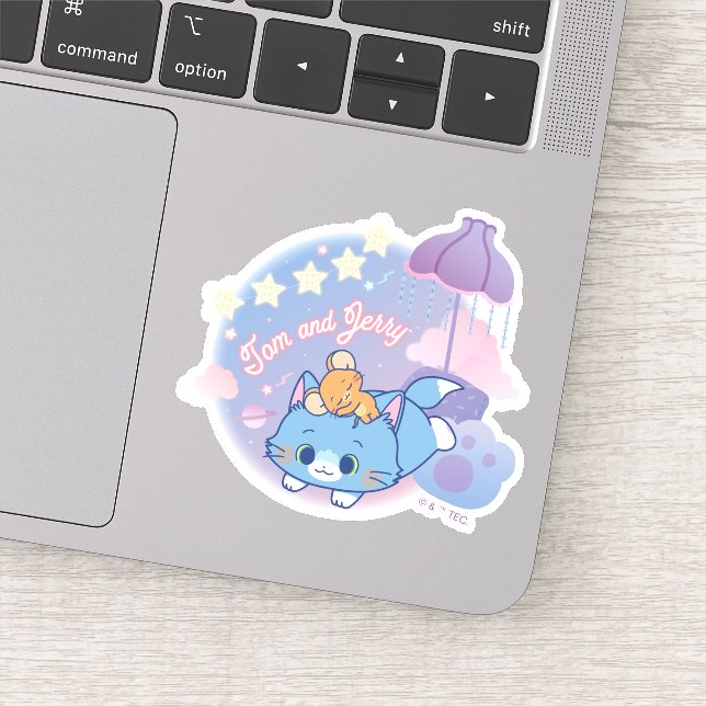 Anime Tom and Jerry Dreamy Nights Sticker (Detail)