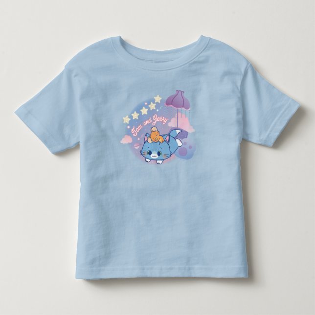 Anime Tom and Jerry Dreamy Nights Toddler T-shirt (Front)