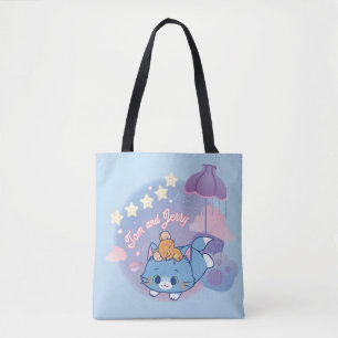 Anime Tom and Jerry Dreamy Nights Tote Bag