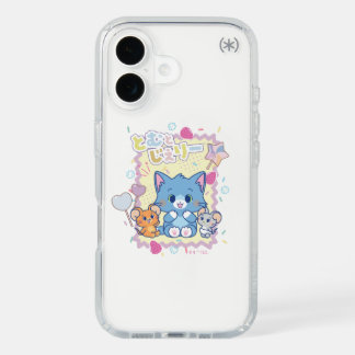 Anime Tom and Jerry Strawberry Fun iPhone 16 Case