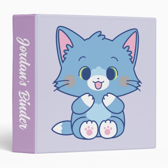 Anime Tom and Jerry - Tom 3 Ring Binder (Front/Spine)