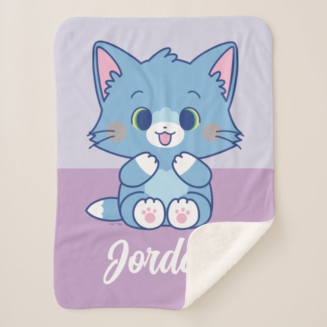 Anime Tom and Jerry - Tom Sherpa Blanket (Front)