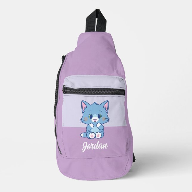 Anime Tom and Jerry - Tom Sling Bag (Front)