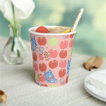 Anime Tom, Jerry, and Tuffy Apple Pattern Paper Cups