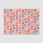 Anime Tom, Jerry, and Tuffy Apple Pattern Tissue Paper