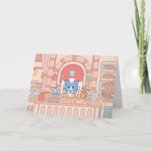 Anime Tom, Jerry, and Tuffy Bakery Card