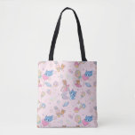 Anime Tom, Jerry, and Tuffy Candyland Pattern Tote Bag