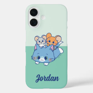 Anime Tom, Jerry, and Tuffy iPhone 16 Case