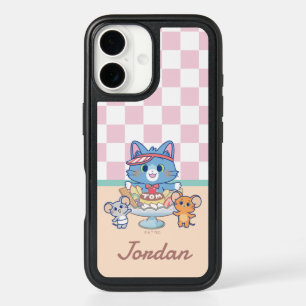 Anime Tom, Jerry, and Tuffy Dessert Parlor iPhone 16 Case