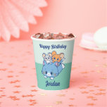 Anime Tom, Jerry, and Tuffy Paper Cups