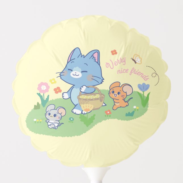 Anime Tom, Jerry, and Tuffy Picnic Balloon (Front)