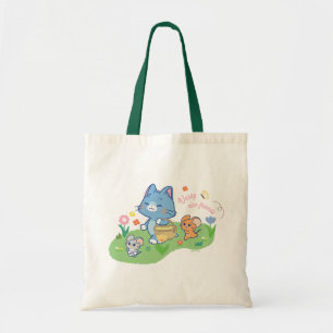 Anime Tom, Jerry, and Tuffy Picnic Tote Bag