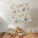 Anime Tom, Jerry, and Tuffy Playtime Pattern Baby Blanket