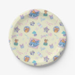 Anime Tom, Jerry, and Tuffy Playtime Pattern Paper Plates
