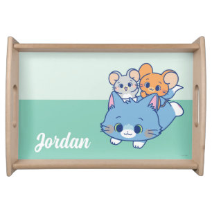 Anime Tom, Jerry, and Tuffy Serving Tray