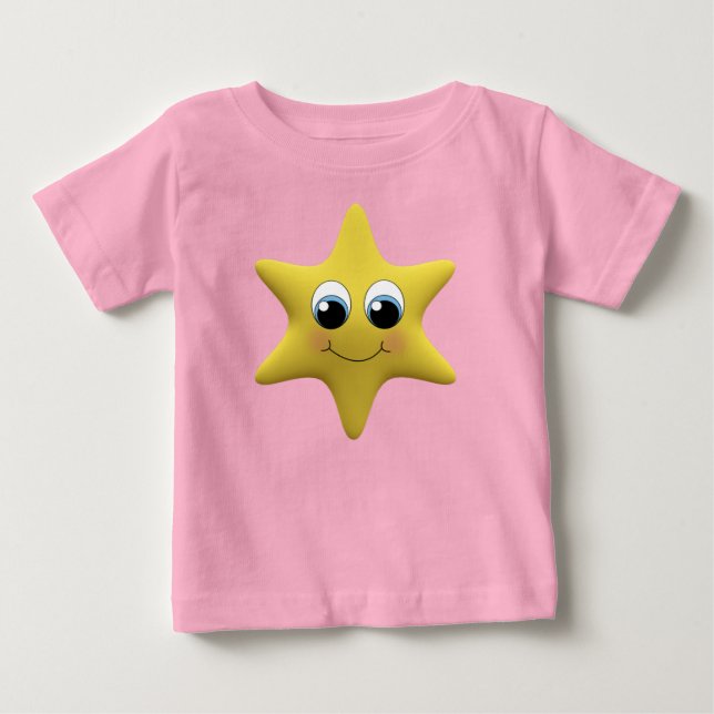 Anime Toon Star Baby T-Shirt (Front)