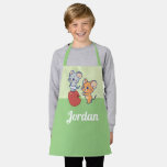 Anime Tuffy and Jerry Apple Rolling Apron