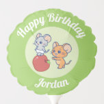 Anime Tuffy and Jerry Apple Rolling Balloon