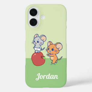 Anime Tuffy and Jerry Apple Rolling iPhone 16 Case