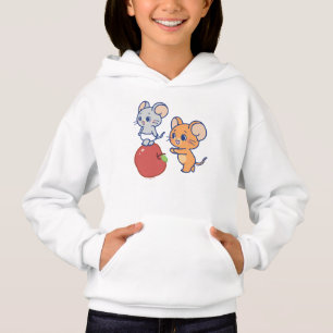 Anime Tuffy and Jerry Apple Rolling Hoodie