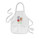 Anime Tuffy and Jerry Apple Rolling Kids&#39; Apron