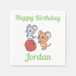 Anime Tuffy and Jerry Apple Rolling Napkins