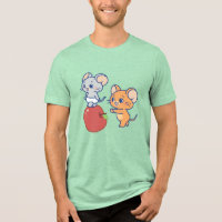 Anime Tuffy and Jerry Apple Rolling