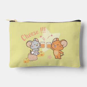 Anime Tuffy and Jerry Cheers to Cheese Accessory Pouch