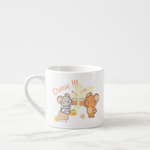 Anime Tuffy and Jerry Cheers to Cheese Espresso Cup