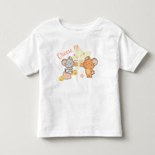 Anime Tuffy and Jerry Cheers to Cheese Toddler T-shirt