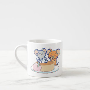 Anime Tuffy and Jerry Cheesecake Espresso Cup