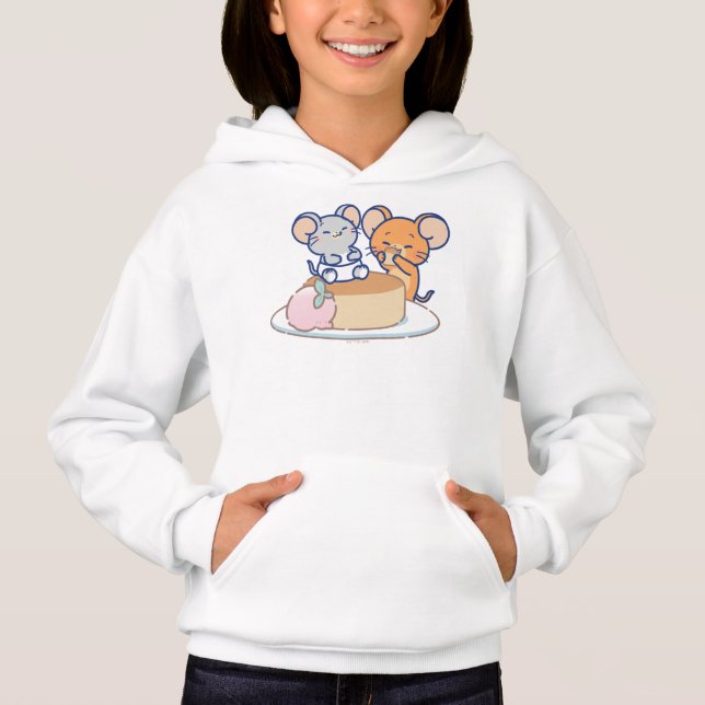 Anime Tuffy and Jerry Cheesecake Hoodie (Front)