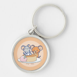 Anime Tuffy and Jerry Cheesecake Keychain