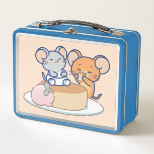 Anime Tuffy and Jerry Cheesecake Metal Lunch Box