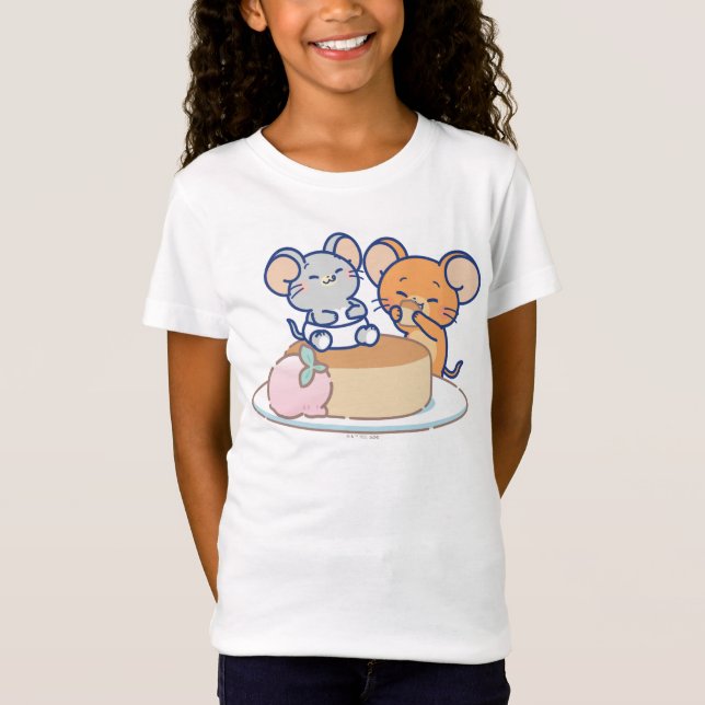 Anime Tuffy and Jerry Cheesecake T-Shirt (Front)