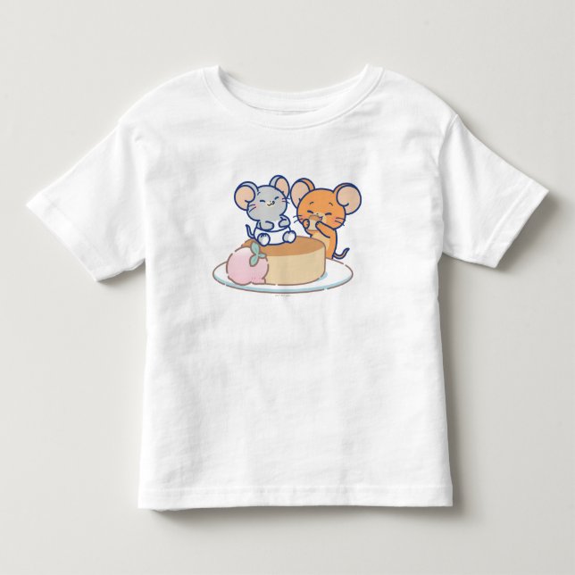 Anime Tuffy and Jerry Cheesecake Toddler T-shirt (Front)