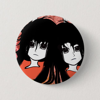 Anime Twins Pinback Button