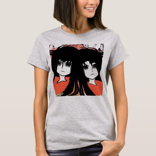 Anime Twins T_Shirt