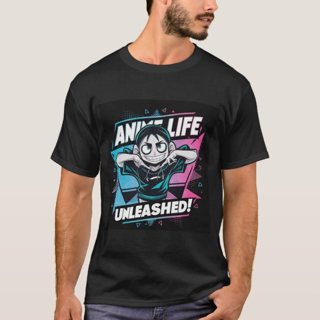 Anime Unleashed Graphic T-Shirt (Front)