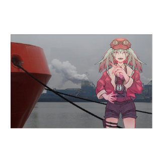 Anime, V Tuber, VTuber smoke ovens Acrylic Print