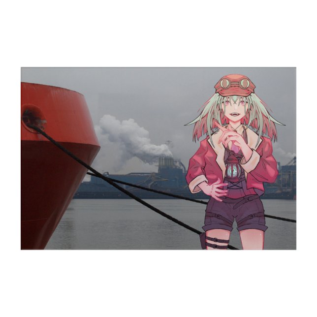 Anime, V Tuber, VTuber smoke ovens Acrylic Print (Front)