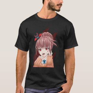 Anime Vampire Girl - Cute Bat - Japanese Aesthetic T-Shirt