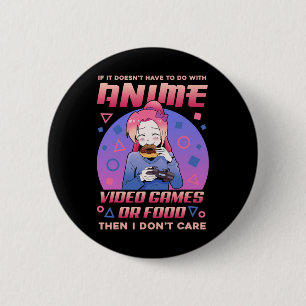 Anime Video Games Food Donuts Kawaii Otaku Japan M Button